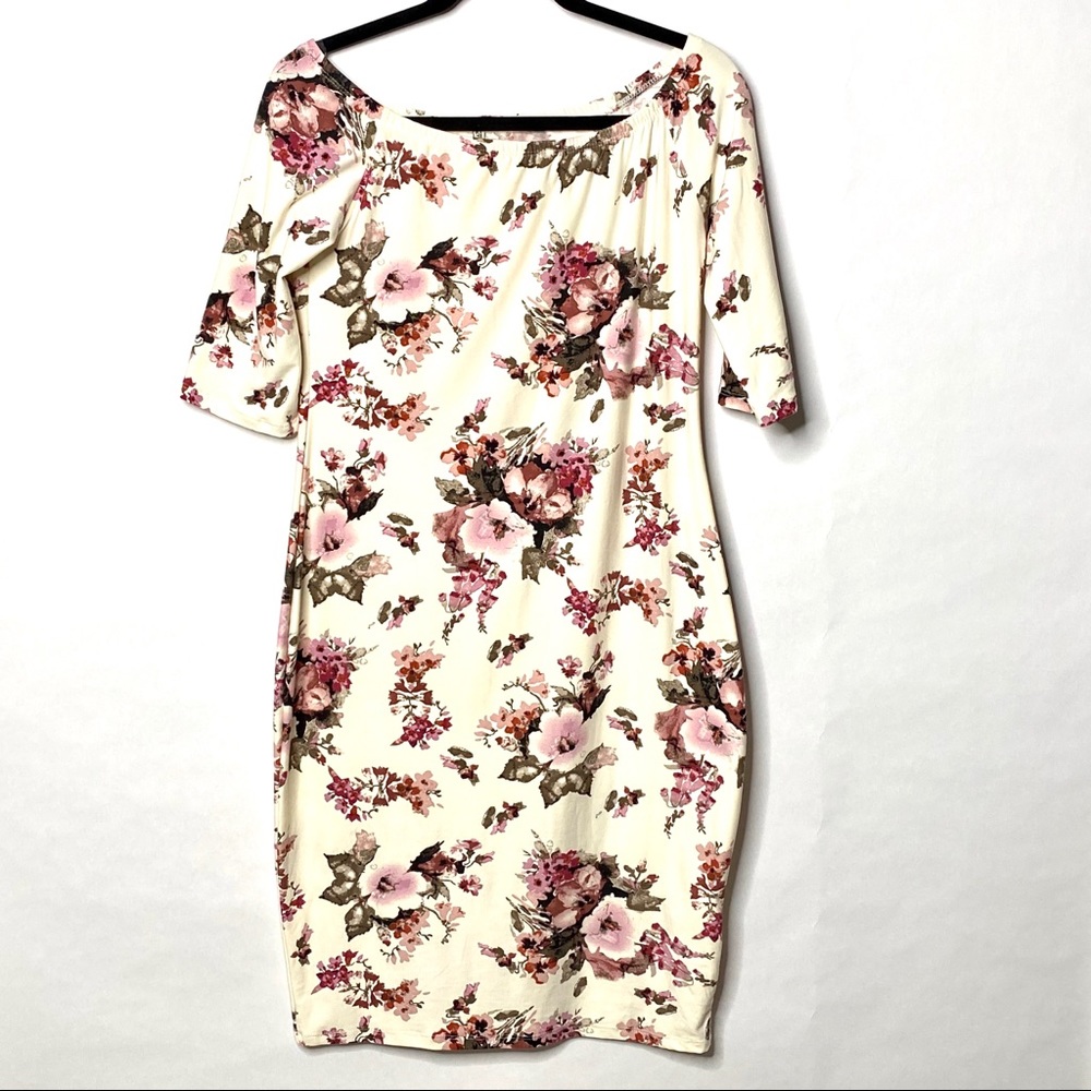 Mother Bee Maternity Floral Dress
